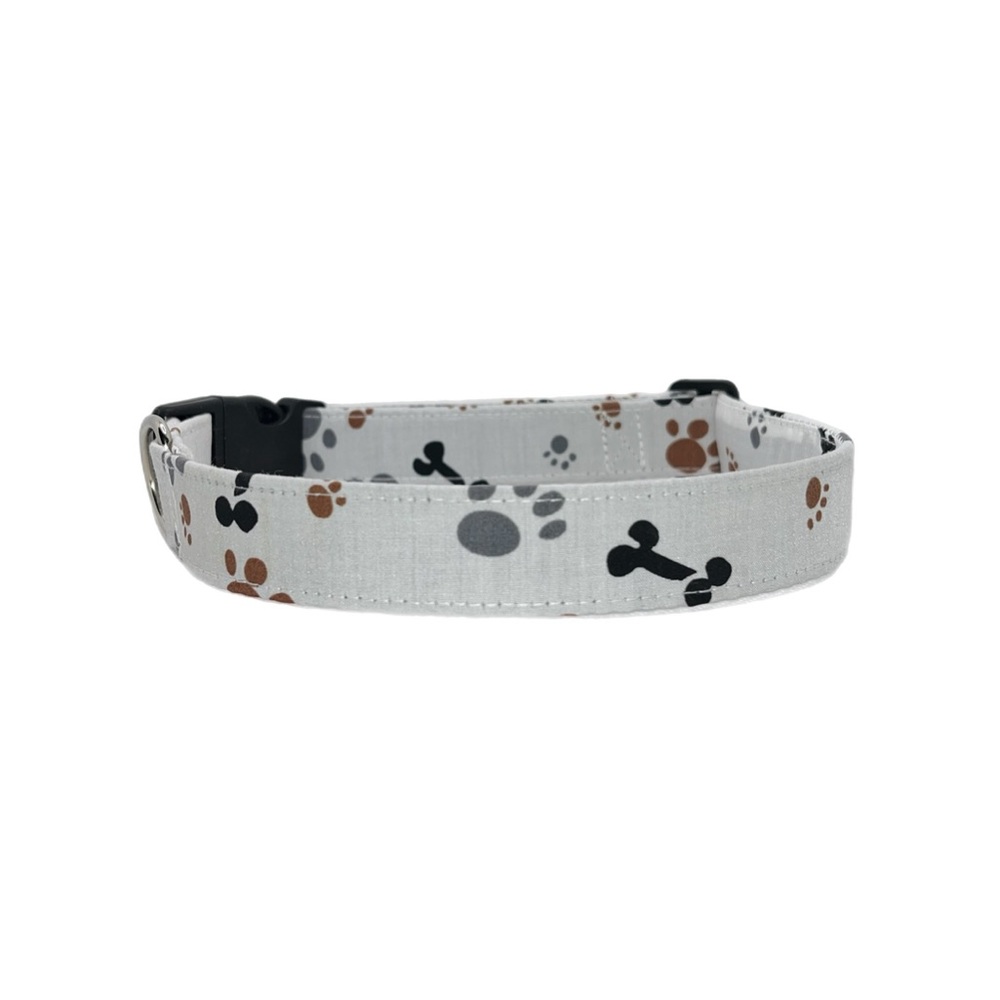 1” Paws & Bones Dog Collar